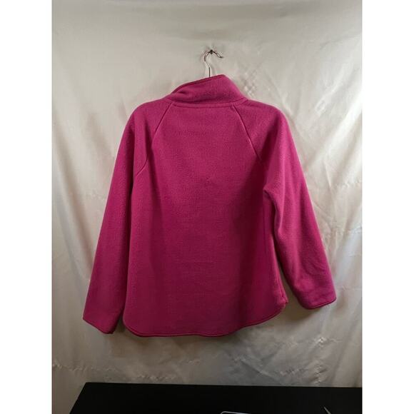 J. Crew Pink Quilted Button Up Pullover Sweater Size M - Picture 5 of 6